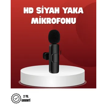2’li Kablosuz Yaka Mikrofonu iPhone İçin Profesyonel Video Ses