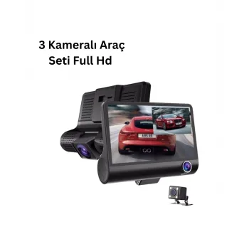 3 Kameralı Araç DVR