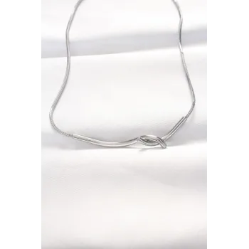 316L Çelik Silver Renk Kolye