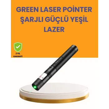 5000mW Yeşil Lazer Pointer Profesyonel Uzun Menzilli