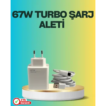 67 Watt Type C Turbo Şarj Seti