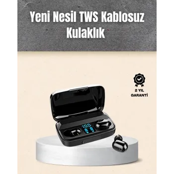 A10s TWS Ergonomik Bluetooth Kulaklık Uzun Pil Ömürlü
