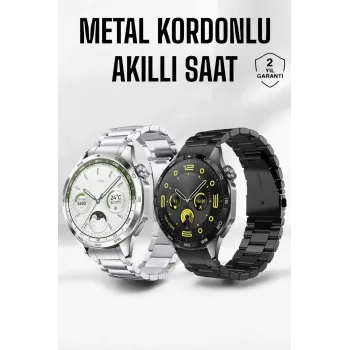 Akıllı Saat Bildirim Görme Amoled Ekran GPS Uyumlu Sesli Görüşme