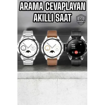 Akıllı Saat Bildirim Görme Sesli Görüşme Çoklu Kordon GPS Takibi