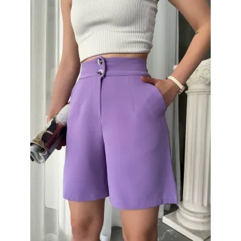 Düğmeli şort mdl24326