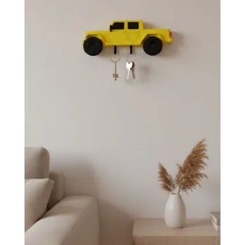 Duvara Monte Araba Anahtarlık Dekoratif ve Kullanışlı