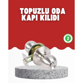 Estetik Güvenli Topuzlu Kapı Kilidi