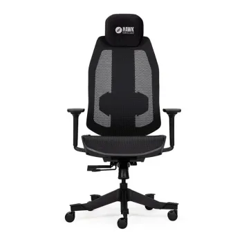 HAWK GAMING CHAIR NOVA FİLELİ SİYAH OYUNCU KOLTUĞU