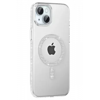 Joko Apple iPhone 14 Move Taşlı Magsafe Kapak - Natural Grey