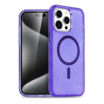Joko Apple iPhone 15 Pro Max Star Magsafe Kapak - Mor
