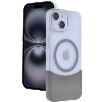 Joko Apple iPhone 15 Velar Magsafe Kapak - Natural Grey