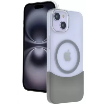 Joko Apple iPhone 15 Velar Magsafe Kapak - Natural Grey