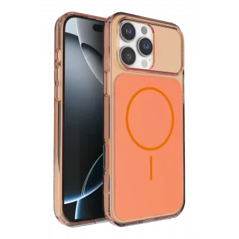 Joko Apple iPhone 16 Pro Max Bruma Magsafe Kapak - Turuncu