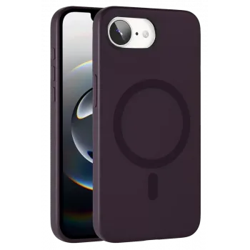 Joko Apple iPhone 16E Tuna PC Slim Magsafe Kapak - Derin Mor