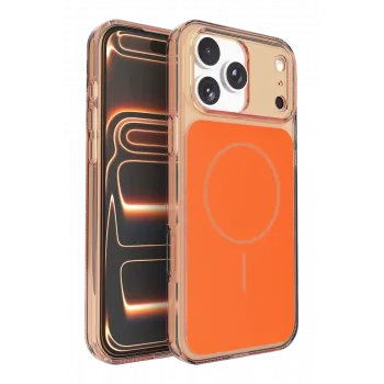 Joko Apple iPhone 17 Pro Max Bruma Magsafe Kapak - Turuncu