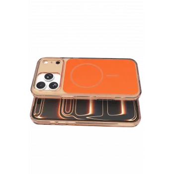 Joko Apple iPhone 17 Pro Max Bruma Magsafe Kapak - Turuncu