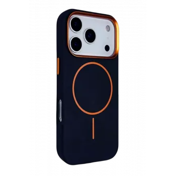 Joko Apple iPhone 17 Pro Max Luno Deri Magsafe Kapak - Mavi