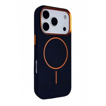 Joko Apple iPhone 17 Pro Max Luno Deri Magsafe Kapak - Mavi