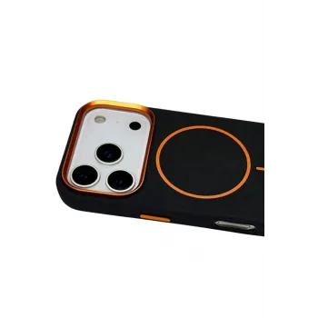 Joko Apple iPhone 17 Pro Max Luno Deri Magsafe Kapak - Siyah