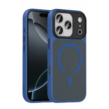 Joko Apple iPhone 17 Pro Megane Magsafe Kapak - Lacivert