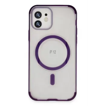 Joko Apple iPhone 12 Hilton Magsafe Kapak - Derin Mor