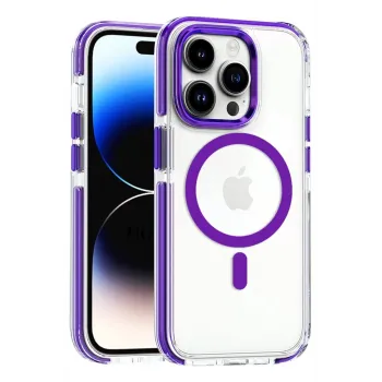 Joko iPhone 14 Pro Bella Magsafe Kapak - Derin Mor