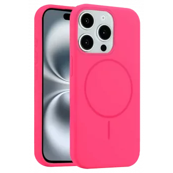 Joko iPhone 14 Pro Max Kılıf Jully Magsafe Kapak - Pembe