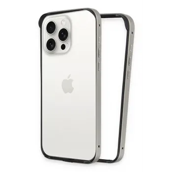 Joko iPhone 14 Pro Max Land Bumper Koruma Kapak - Titan Gri