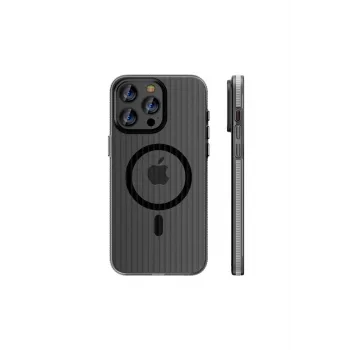 Joko iPhone 14 Pro Max Line Magsafe Kapak - Gri