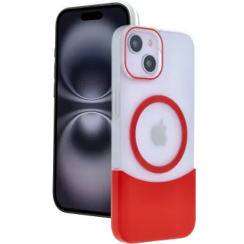 Joko iPhone 14 Velar Magsafe Kapak - Kırmızı