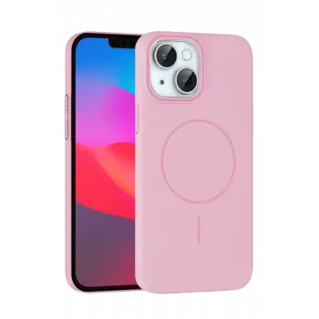 Joko iPhone 15 Plus Broş Magsafe Kapak - Pembe