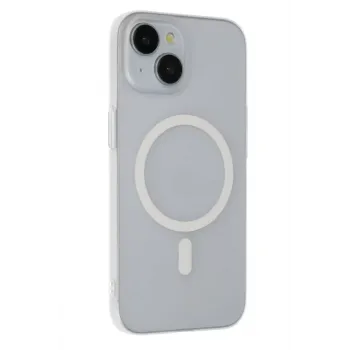 Joko Apple iPhone 15 Plus Tuna PC Slim Magsafe Kapak - Şeffaf