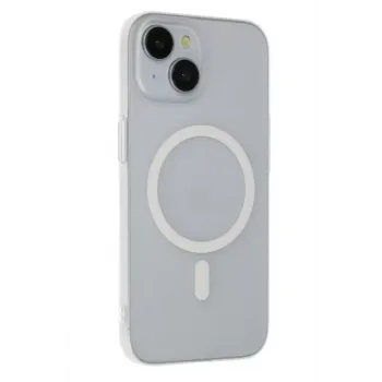 Joko iPhone 15 Plus Tuna PC Slim Magsafe Kapak - Şeffaf