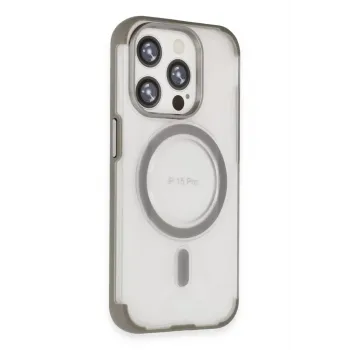 Joko Apple iPhone 15 Pro Hilton Magsafe Kapak - Titan Gri