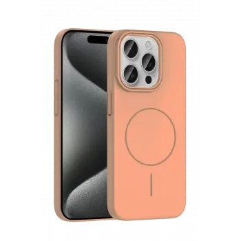 Joko iPhone 15 Pro Max Broş Magsafe Kapak - Çöl Titanyum