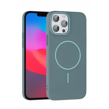 Joko iPhone 15 Pro Max Broş Magsafe Kapak - Turkuaz