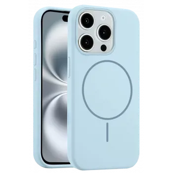 Joko iPhone 15 Pro Max Kılıf Jully Magsafe Kapak - Mavi