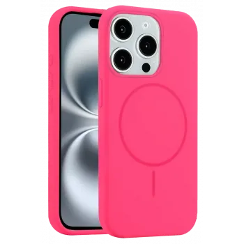 Joko iPhone 15 Pro Max Kılıf Jully Magsafe Kapak - Pembe