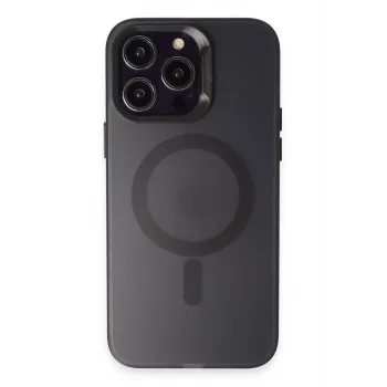 Joko iPhone 15 Pro Max Kılıf Mateks Magsafe Kapak - Siyah