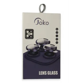 Joko iPhone 15 Pro Max PVD Metal Kamera Lens - Siyah