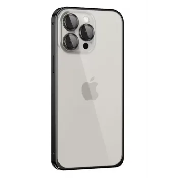 Joko Apple iPhone 15 Pro Metal Bumper Mat Kapak - Siyah