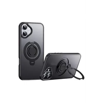 Joko Apple iPhone 16 Plus Avatar 360 Dönen Magsafe Kapak - Siyah