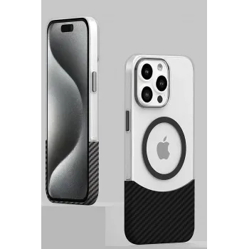 Joko iPhone 16 Pro Carbon Puzzle Magsafe Kapak - Desert