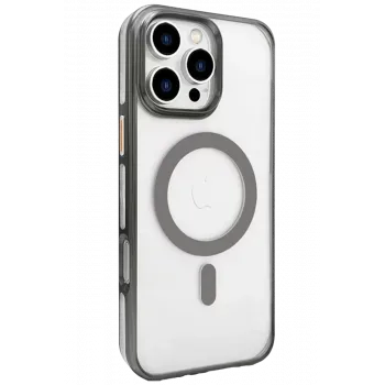Joko iPhone 16 Pro Max Gleam PC Sert Magsafe Kılıf - Titan Gri