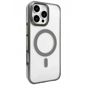 Joko iPhone 16 Pro Max Gleam PC Sert Magsafe Kılıf - Titan Gri