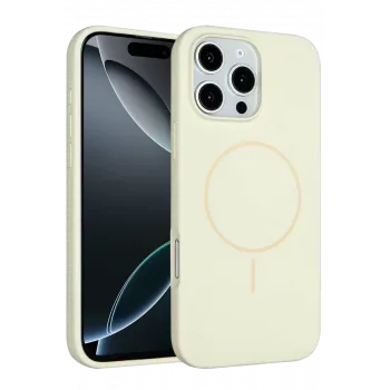 Joko iPhone 16 Pro Max Kılıf Jully Magsafe Kapak - Bej