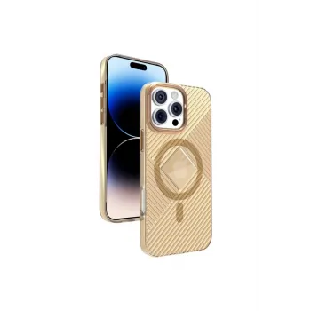 Joko iPhone 16 Pro Stella PC Sert Magsafe Kılıf - Gold