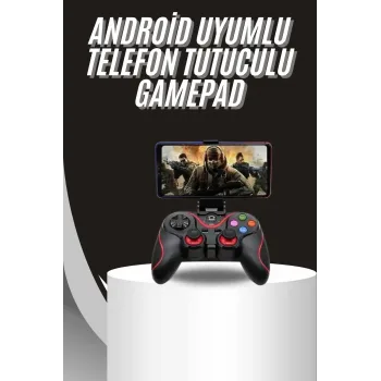 Kablosuz Oyun Kolu Bluetooth Joystick Gamepad Android Uyumlu