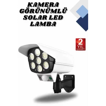 Kamera Görünümlü Led Lamba Dönebilen Bahçe Aydınlatması Duvar Lambası