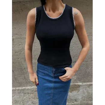 Kaşkorse kumaş bluz